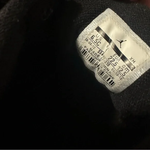 Jordan Mid 1 Toddler Boy sz 6.5c Black - Picture 2 of 5